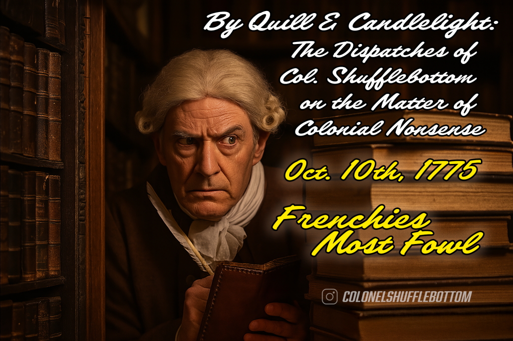 Oct 10th 1775 - Frenchies Most Fowl